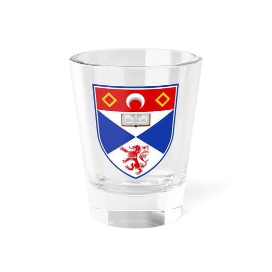University of St Andrews arms (Scotland) (Coat of Arms) Shot Glass 1.5oz 1.5oz - Go Mug Yourself