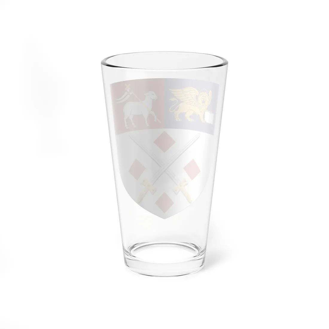 University of St Mark and St John arms (United Kingdom) (Coat of Arms) Pint Glass 16oz - Go Mug Yourself