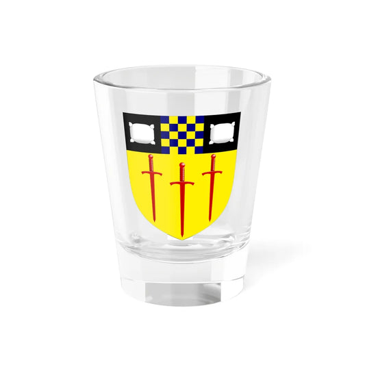 University of Surrey arms (United Kingdom) (Coat of Arms) Shot Glass 1.5oz 1.5oz - Go Mug Yourself