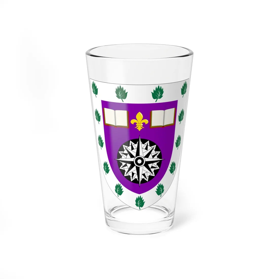 University of the Highlands and Islands arms (Scotland) (Coat of Arms) Pint Glass 16oz 16oz - Go Mug Yourself
