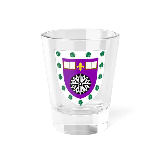 University of the Highlands and Islands arms (Scotland) (Coat of Arms) Shot Glass 1.5oz 1.5oz - Go Mug Yourself
