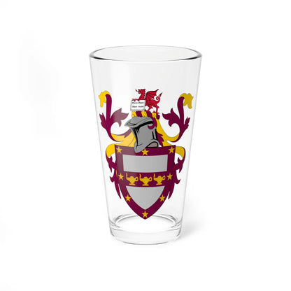 University of Wales (United Kingdom) (Coat of Arms) Pint Glass 16oz 16oz - Go Mug Yourself