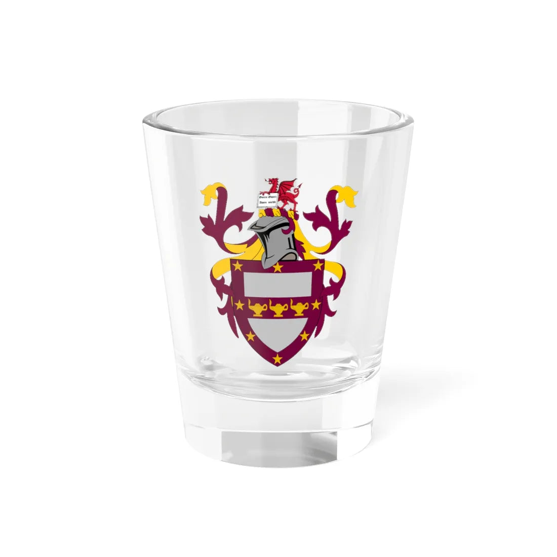 University of Wales (United Kingdom) (Coat of Arms) Shot Glass 1.5oz 1.5oz - Go Mug Yourself