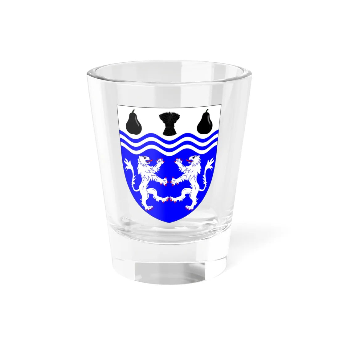 University of Worcester arms (United Kingdom) (Coat of Arms) Shot Glass 1.5oz 1.5oz - Go Mug Yourself