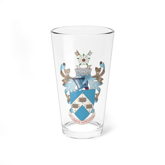 University of York coat of arms (United Kingdom) (Coat of Arms) Pint Glass 16oz 16oz - Go Mug Yourself