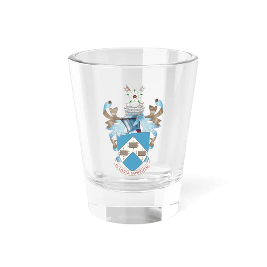 University of York coat of arms (United Kingdom) (Coat of Arms) Shot Glass 1.5oz 1.5oz - Go Mug Yourself