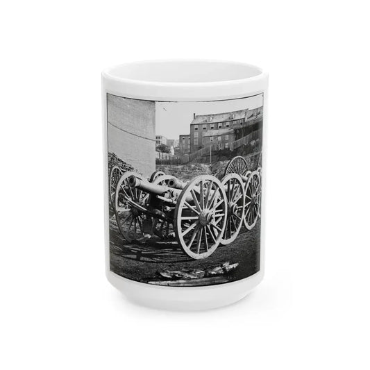 Unknown Location. 6-Pdr. Field Gun, Model 1841 (U.S. Civil War) White Coffee Mug 15oz - Go Mug Yourself