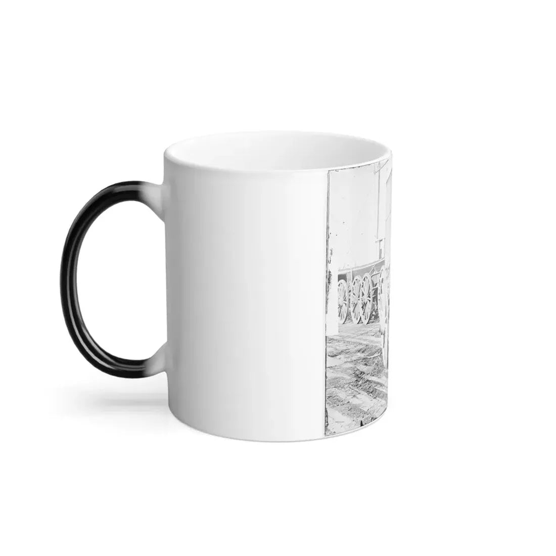 Unknown Location. Parrott Gun (U.S. Civil War) Color Changing Coffee Mug 11oz - Go Mug Yourself
