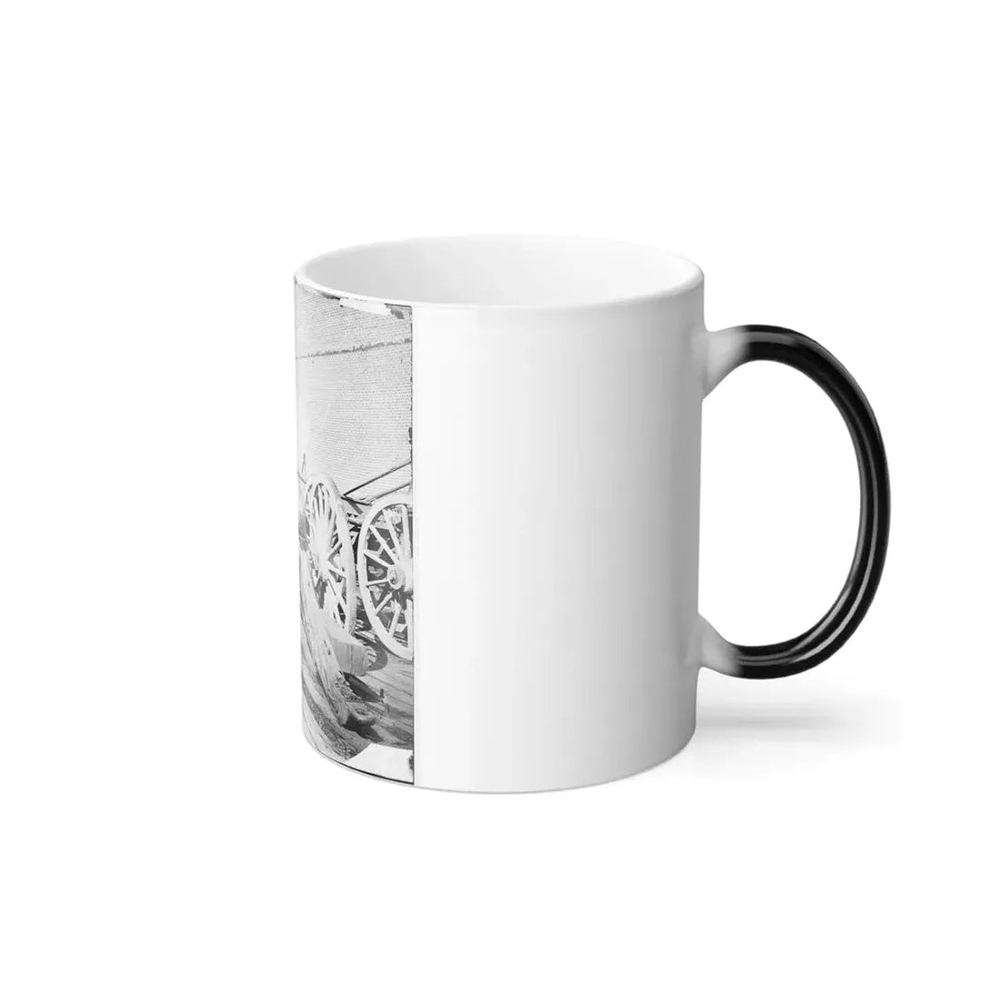 Unknown Location. Parrott Gun (U.S. Civil War) Color Changing Coffee Mug 11oz - Go Mug Yourself