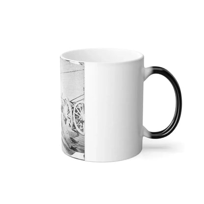 Unknown Location. Parrott Gun (U.S. Civil War) Color Changing Coffee Mug 11oz - Go Mug Yourself