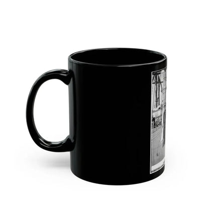 Unknown Location. Signalmen Of Rear Admiral John A. Dahlgren's Flagship Receiving A Message From The Georgia Shore (U.S. Civil War) Black Coffee Mug - Go Mug Yourself