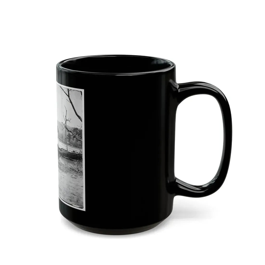 Unknown Location. U.S. Gunboat Kansas (Built In 1863) (U.S. Civil War) Black Coffee Mug - Go Mug Yourself
