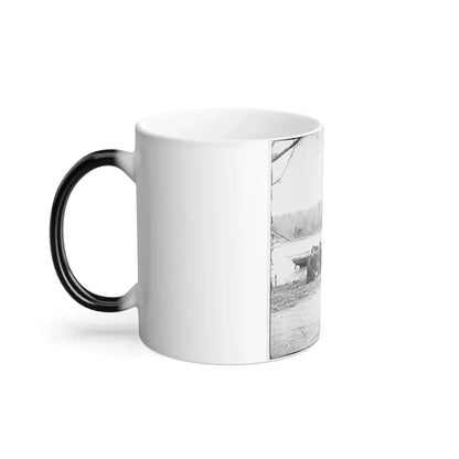 Unknown Location. U.S. Gunboat Kansas (Built in 1863) (U.S. Civil War) Color Changing Coffee Mug 11oz - Go Mug Yourself