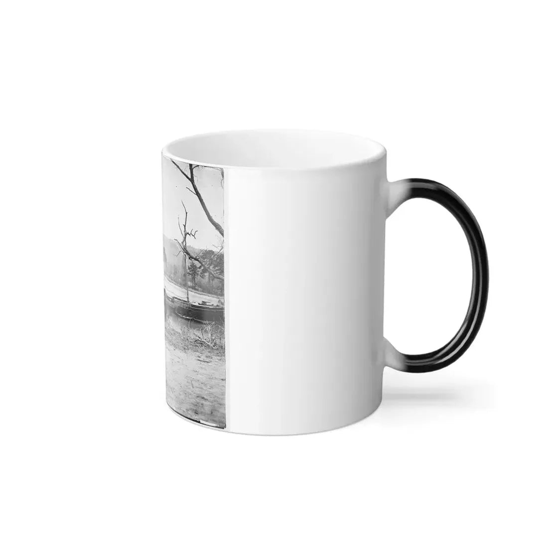 Unknown Location. U.S. Gunboat Kansas (Built in 1863) (U.S. Civil War) Color Changing Coffee Mug 11oz - Go Mug Yourself