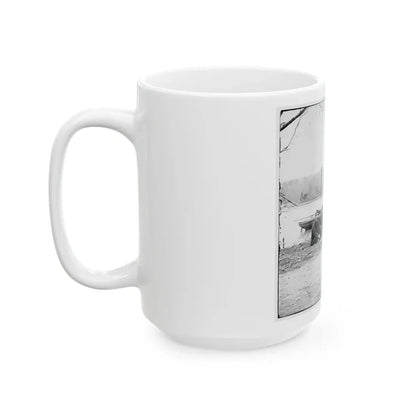 Unknown Location. U.S. Gunboat Kansas (Built In 1863) (U.S. Civil War) White Coffee Mug - Go Mug Yourself