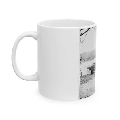 Unknown Location. U.S. Gunboat Kansas (Built In 1863) (U.S. Civil War) White Coffee Mug - Go Mug Yourself