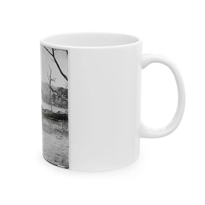 Unknown Location. U.S. Gunboat Kansas (Built In 1863) (U.S. Civil War) White Coffee Mug - Go Mug Yourself