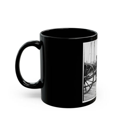 Unknown Location. 12-Pdr. Napoleon (Model 1857 ) (U.S. Civil War) Black Coffee Mug-Go Mug Yourself