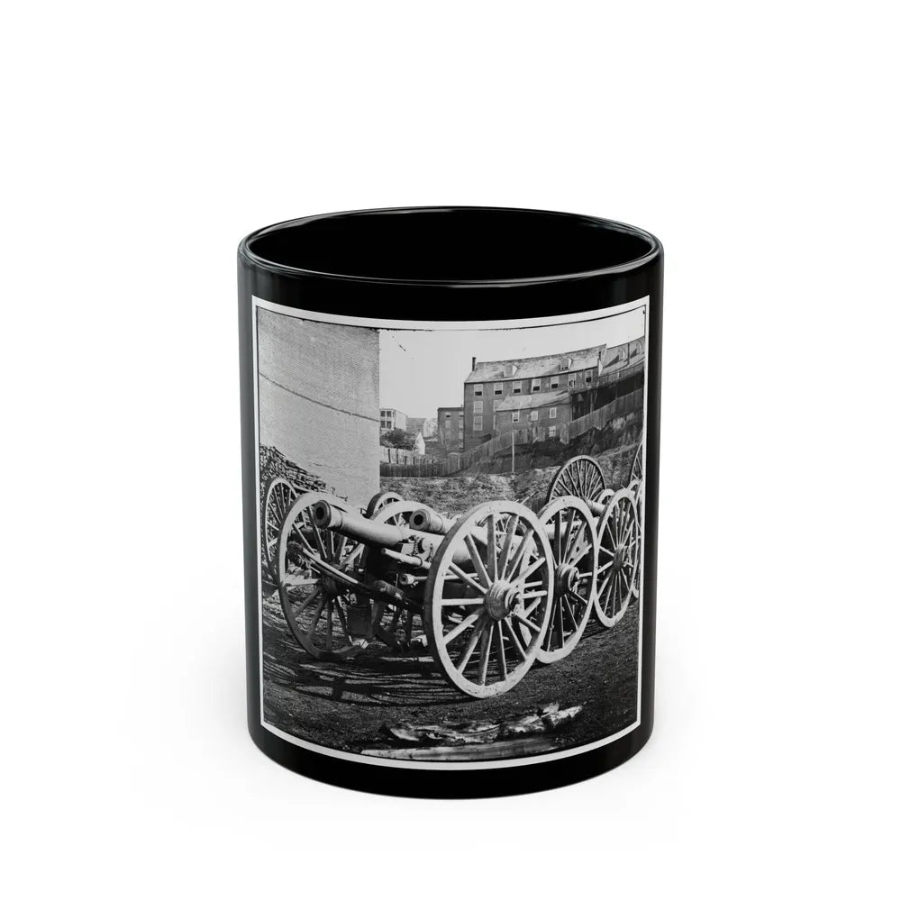 Unknown Location. 6-Pdr. Field Gun, Model 1841 (U.S. Civil War) Black Coffee Mug-11oz-Go Mug Yourself