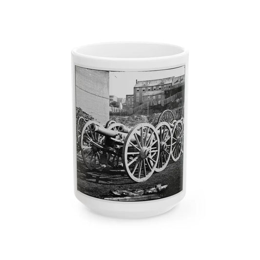 Unknown Location. 6-Pdr. Field Gun, Model 1841 (U.S. Civil War) White Coffee Mug-15oz-Go Mug Yourself