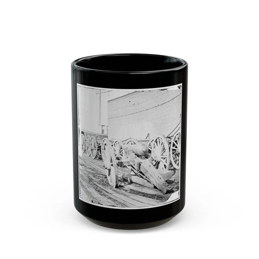 Unknown Location. Parrott Gun (U.S. Civil War) Black Coffee Mug-15oz-Go Mug Yourself