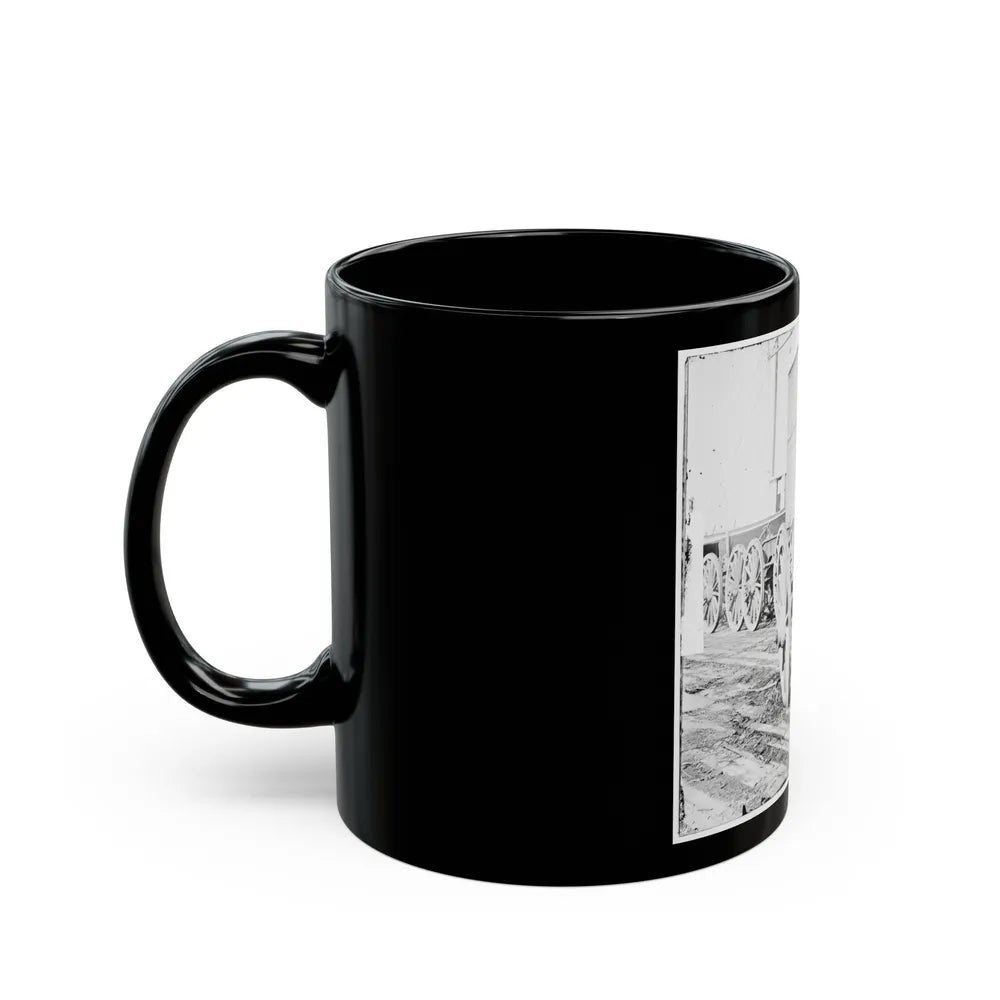 Unknown Location. Parrott Gun (U.S. Civil War) Black Coffee Mug-Go Mug Yourself