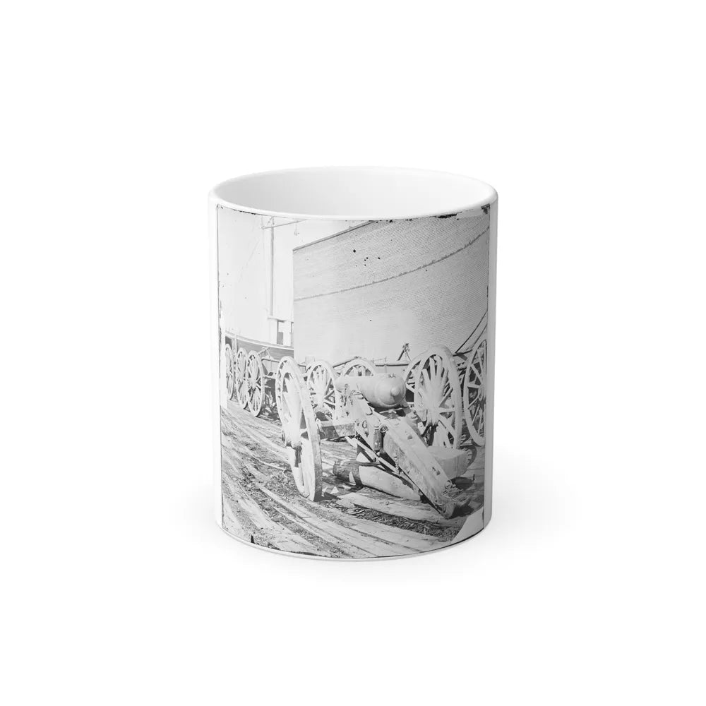 Unknown Location. Parrott Gun (U.S. Civil War) Color Changing Coffee Mug 11oz-11oz-Go Mug Yourself