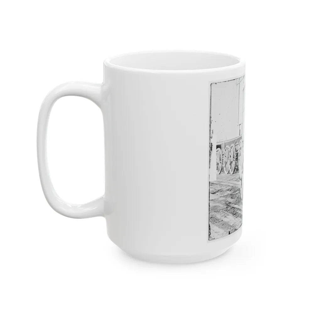 Unknown Location. Parrott Gun (U.S. Civil War) White Coffee Mug-Go Mug Yourself