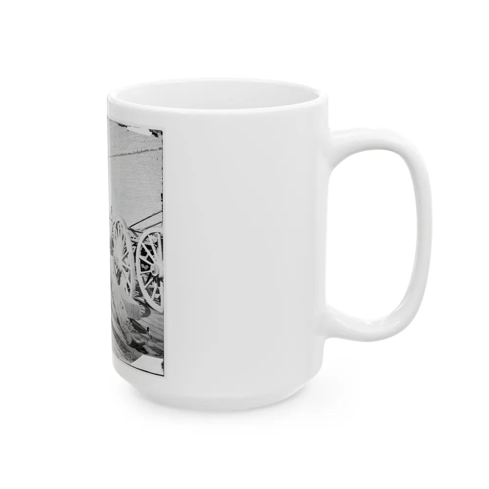 Unknown Location. Parrott Gun (U.S. Civil War) White Coffee Mug-Go Mug Yourself