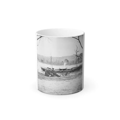 Unknown Location. U.S. Gunboat Kansas (Built in 1863) (U.S. Civil War) Color Changing Coffee Mug 11oz-11oz-Go Mug Yourself