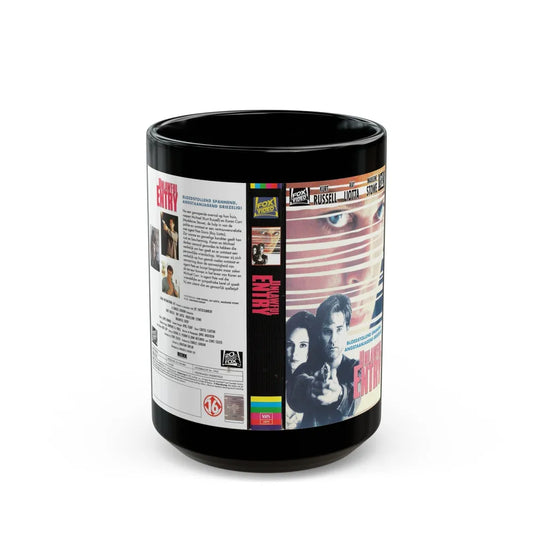 UNLAWFUL ENTRY (VHS COVER) - Black Coffee Mug-15oz-Go Mug Yourself