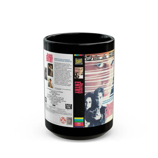 UNLAWFUL ENTRY (VHS COVER) - Black Coffee Mug 15oz - Go Mug Yourself