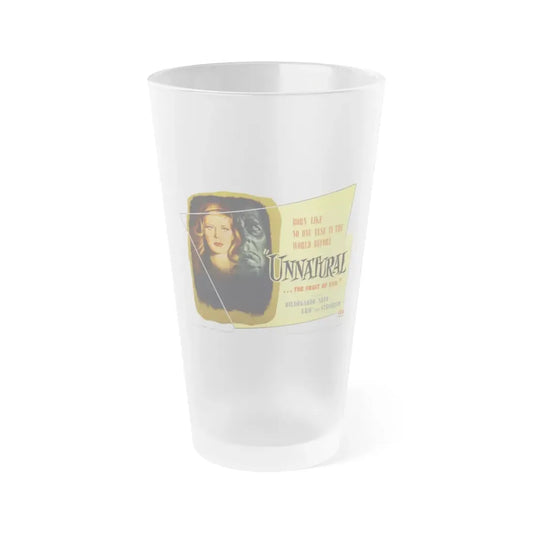 UNNATURAL (ALRAUNE) 3 1952 Movie Poster - Frosted Pint Glass 16oz Default Title - Go Mug Yourself
