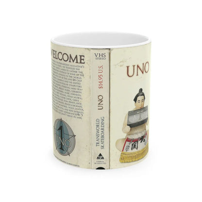 UNO (VHS COVER) - White Coffee Mug-11oz-Go Mug Yourself