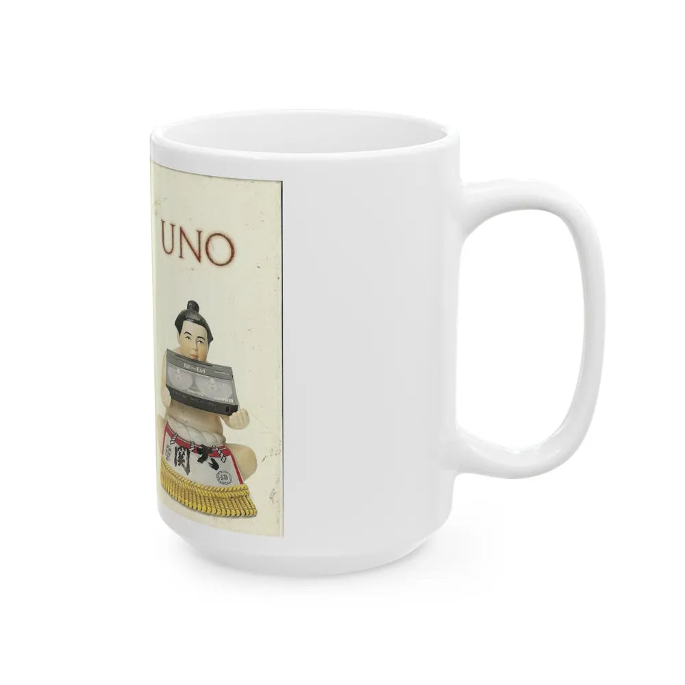 UNO (VHS COVER) - White Coffee Mug-Go Mug Yourself