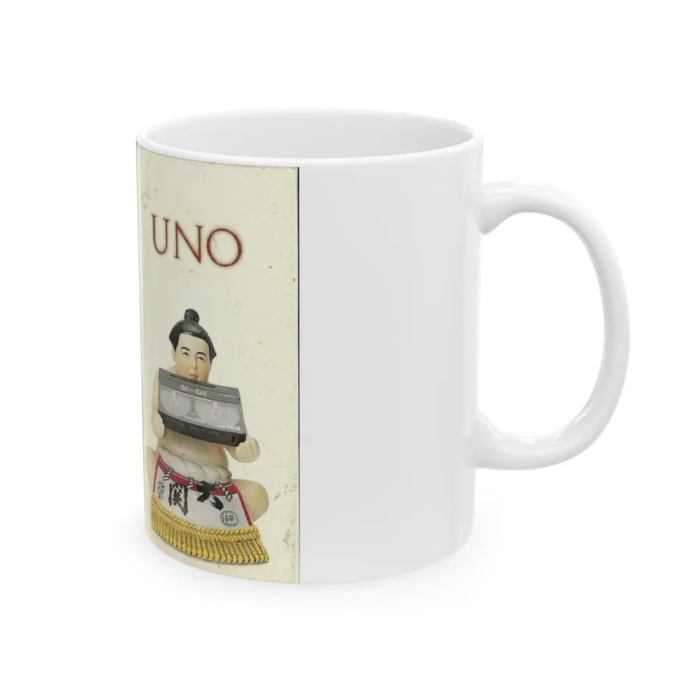 UNO (VHS COVER) - White Coffee Mug-Go Mug Yourself