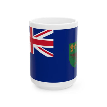 Unofficial banner of Basutoland (Lesotho) White Coffee Mug 15oz - Go Mug Yourself