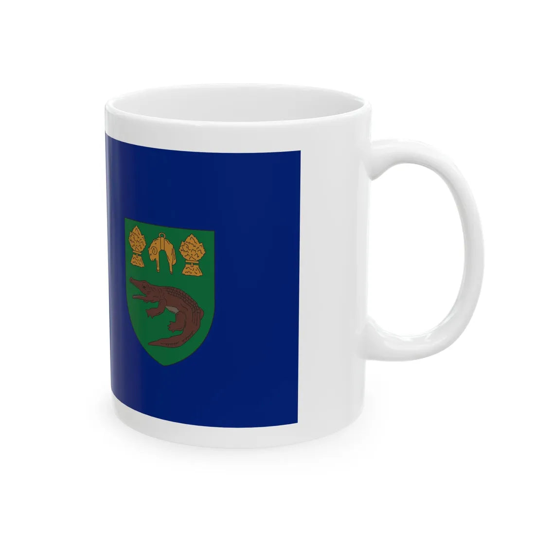 Unofficial banner of Basutoland (Lesotho) White Coffee Mug - Go Mug Yourself