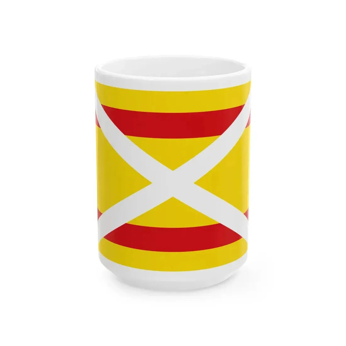 Unofficial Cuban Autonomist flag (Cuba) White Coffee Mug 15oz - Go Mug Yourself