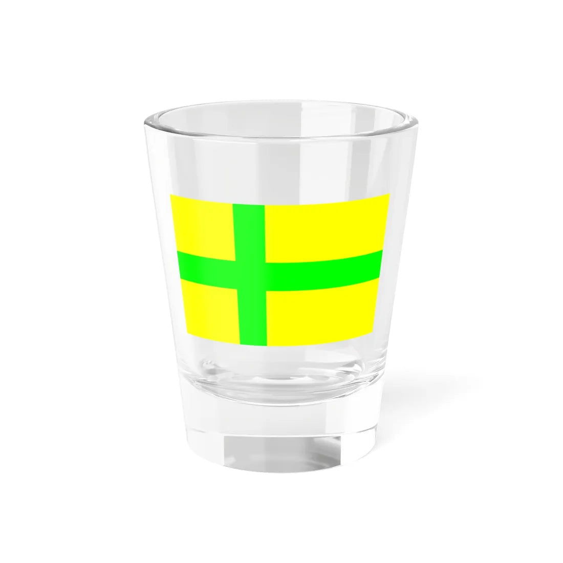Unofficial flag of Gotland (Sweden) Shot Glass 1.5oz 1.5oz - Go Mug Yourself