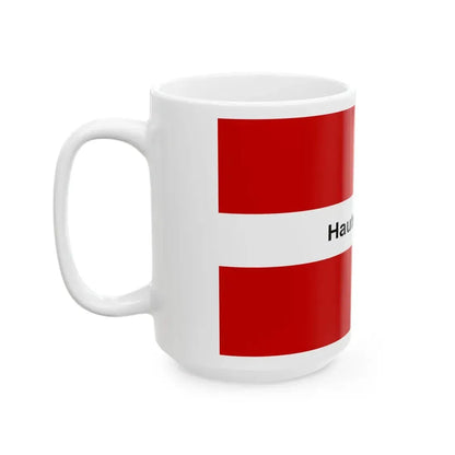 Unofficial Flag of Haute-Savoie (France) White Coffee Mug - Go Mug Yourself