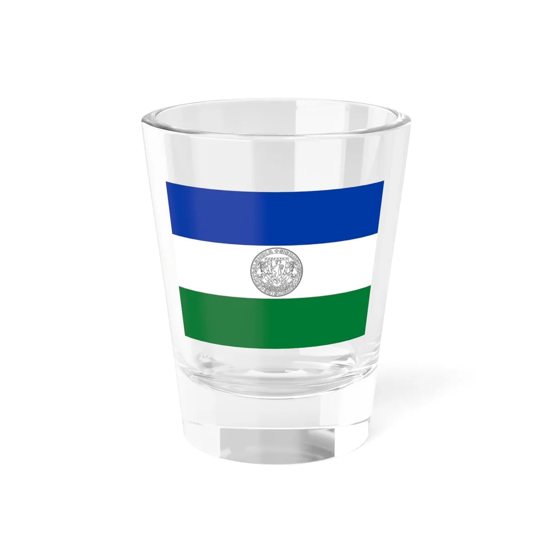 Unofficial Flag of Jamtland Shot Glass 1.5oz 1.5oz - Go Mug Yourself