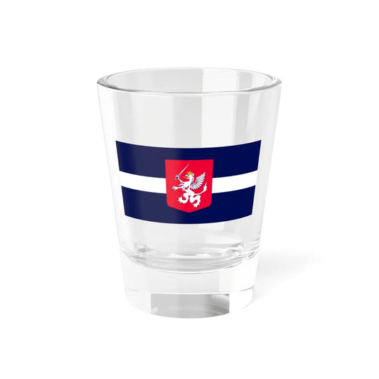 Unofficial Flag of Latgale (Latvia) Shot Glass 1.5oz 1.5oz - Go Mug Yourself