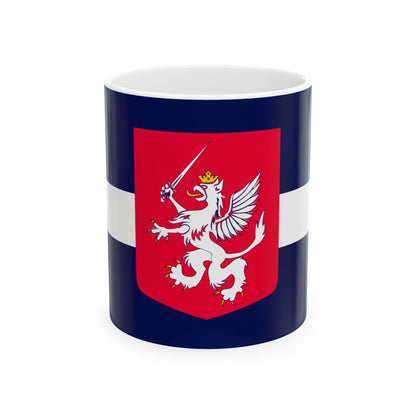 Unofficial Flag of Latgale (Latvia) White Coffee Mug-11oz-Go Mug Yourself