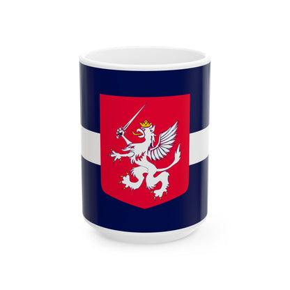 Unofficial Flag of Latgale (Latvia) White Coffee Mug-15oz-Go Mug Yourself