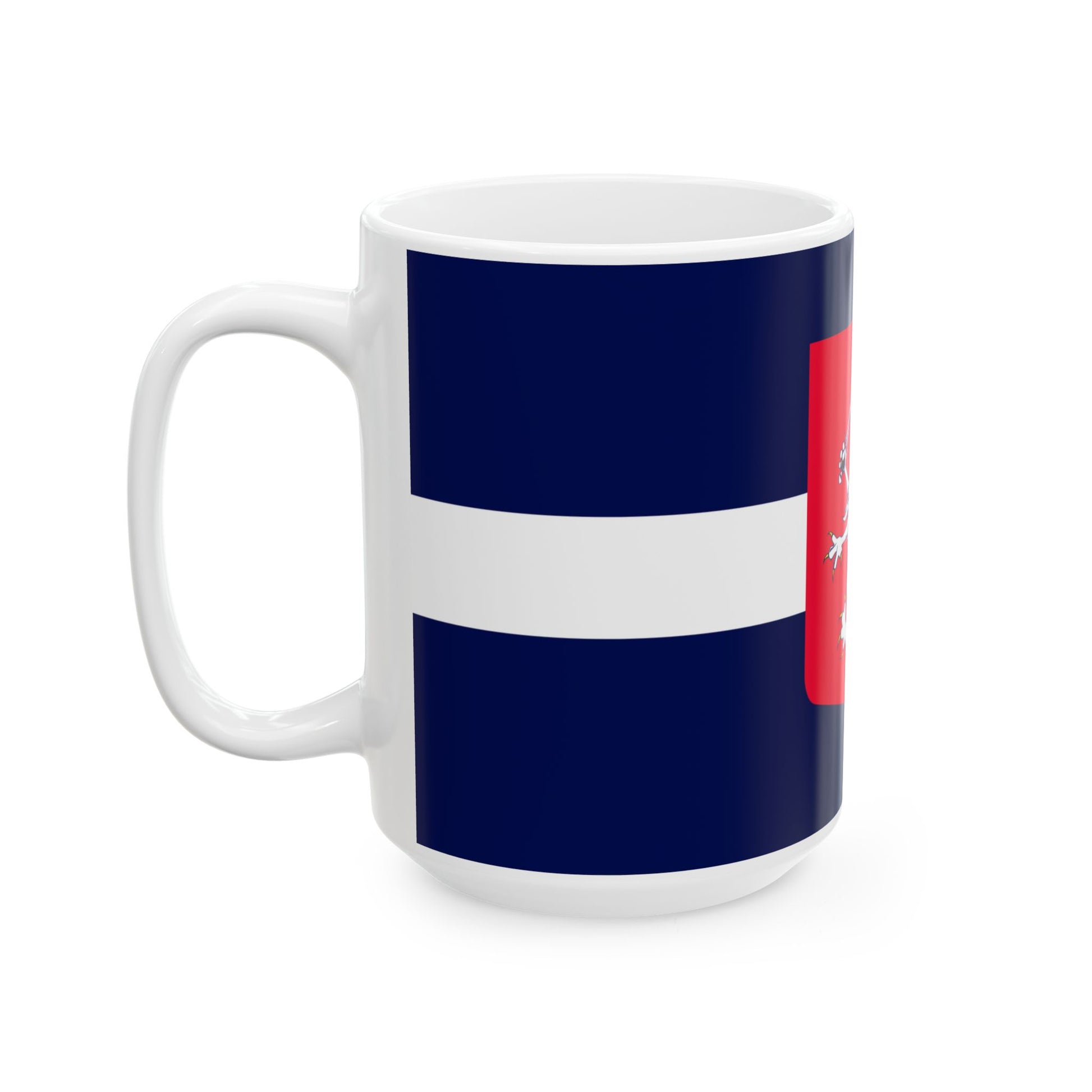 Unofficial Flag of Latgale (Latvia) White Coffee Mug-Go Mug Yourself