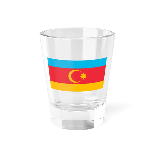 Unofficial flag of Nakhchivan 1991-1993 (Azerbaijan) Shot Glass 1.5oz 1.5oz - Go Mug Yourself