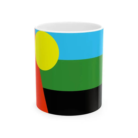 Unofficial flag of Reunion MLK (France) White Coffee Mug 11oz - Go Mug Yourself