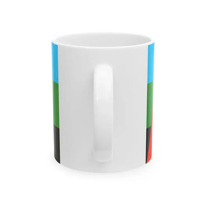 Unofficial flag of Reunion MLK (France) White Coffee Mug - Go Mug Yourself