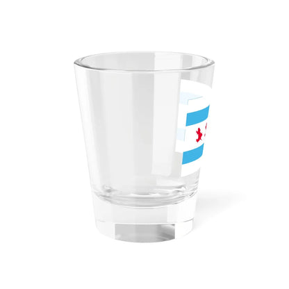 Unofficial Flag of the Chicago Rat Hole (United States) Shot Glass 1.5oz - Go Mug Yourself